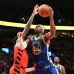 golden state warriors vs portland trail blazers match player stats